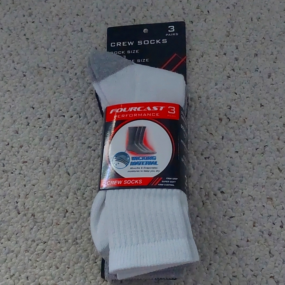 Fourcast Performance Crew Socks